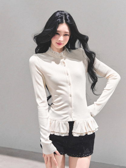 少也眼 “Midnight Allure” French Preppy 3-Piece Set