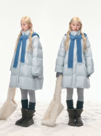 "Bluebell Snowtrace" Clear Sky Blue Down Jacket LL2025461