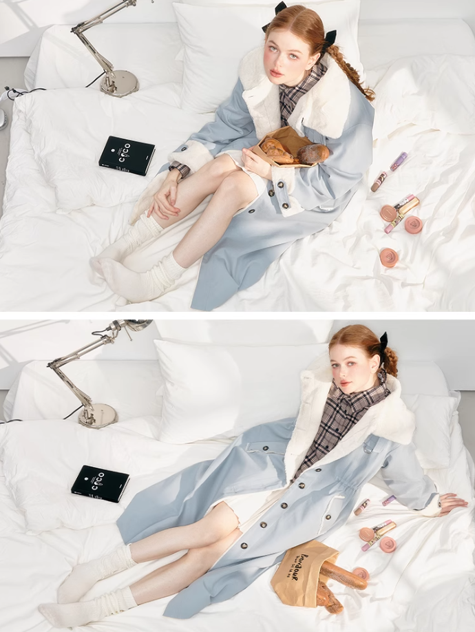 "Air Superiority Blue" Long Coat