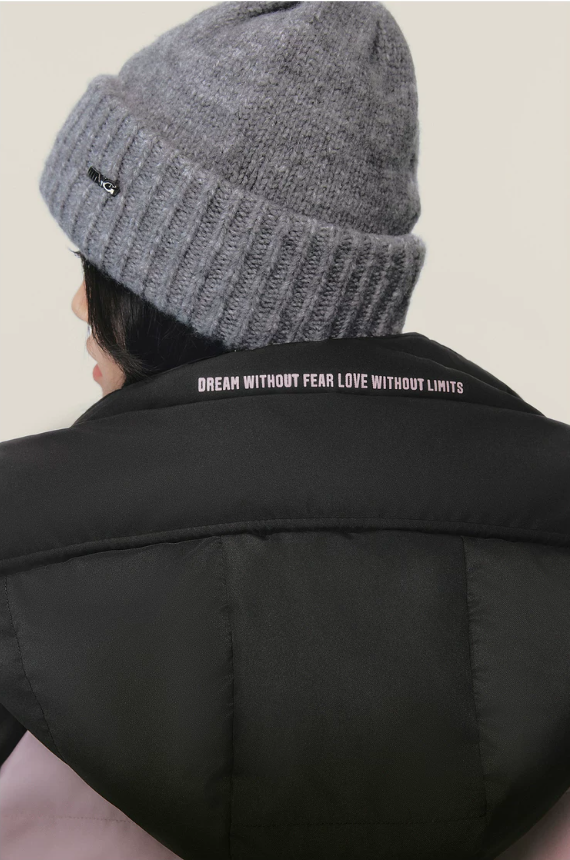 EPTISON - Purple Long 90% White Duck Down Puffer Coat