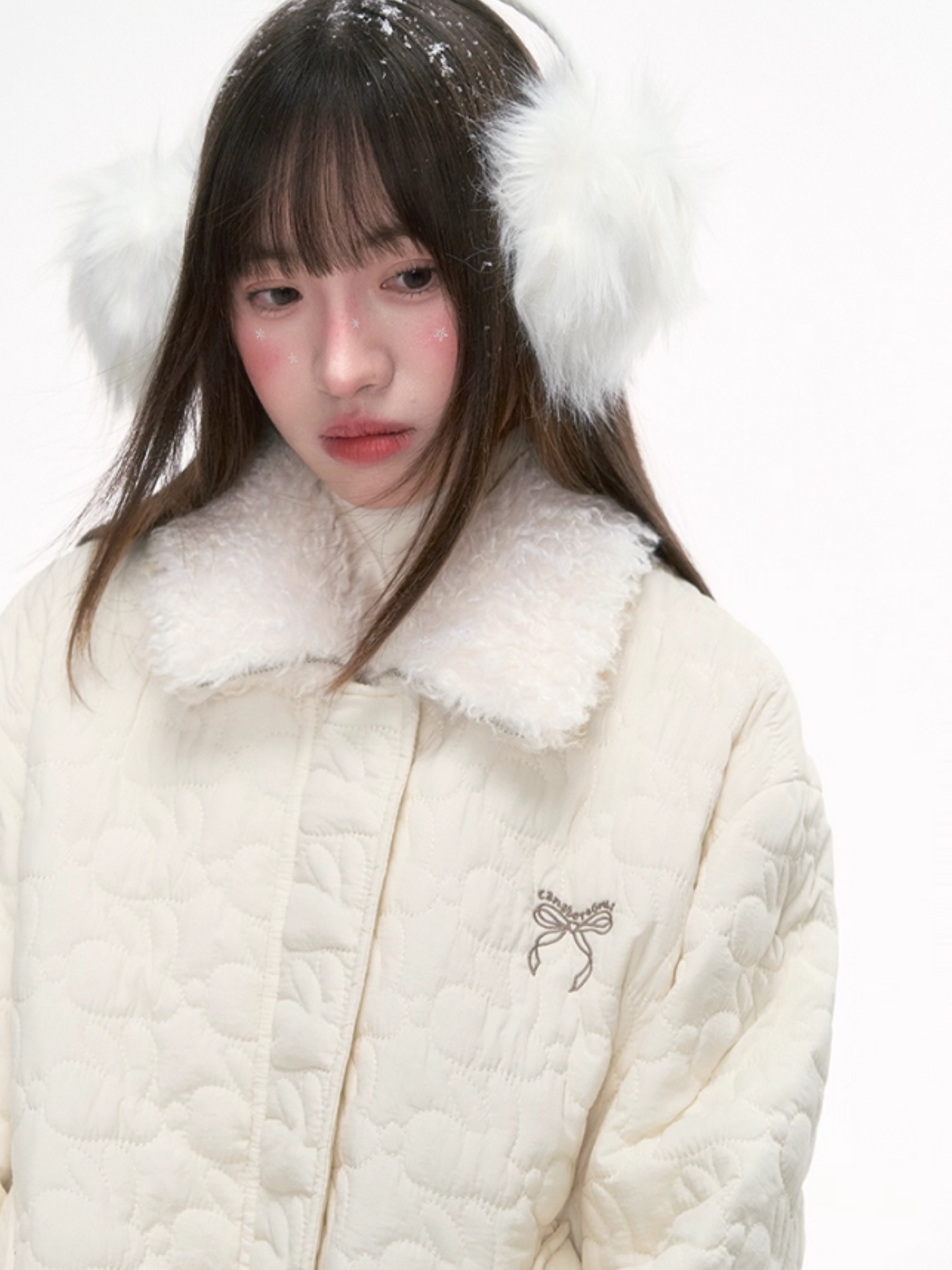 “Snow Bunny Flight Plan” Quilted Short Jacket CJ2025289