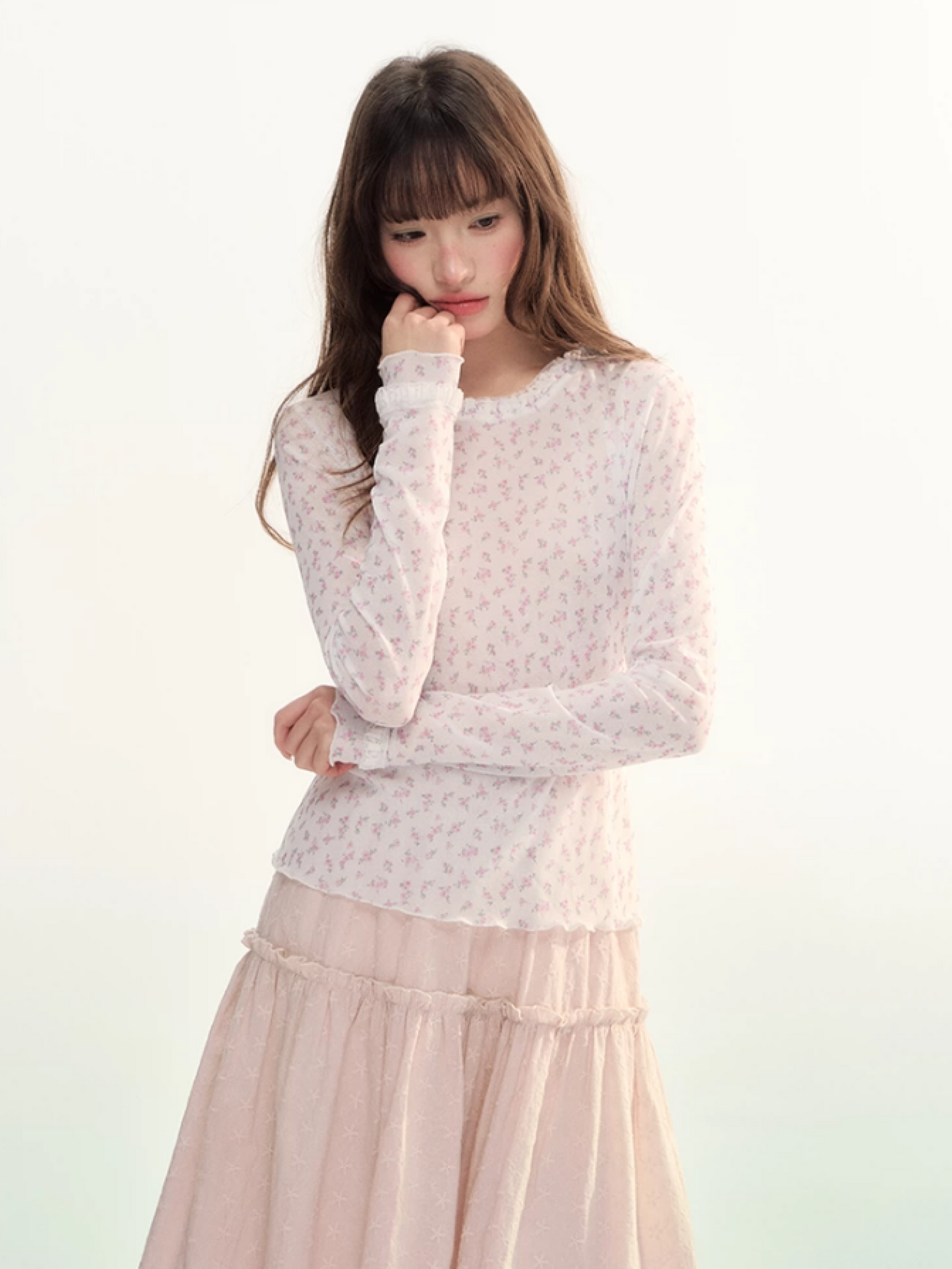 Ash Fir Crochet Lace Cardigan Set LL2026093