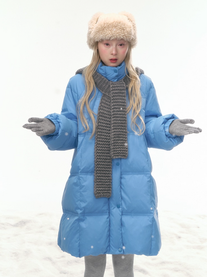 "Bluebell Snowtrace" Water Blue Down Jacket LL2025461