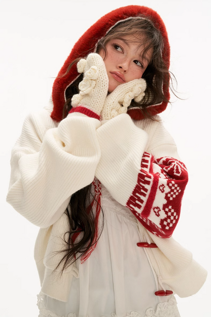 MAMC - Rose Knitted Gloves