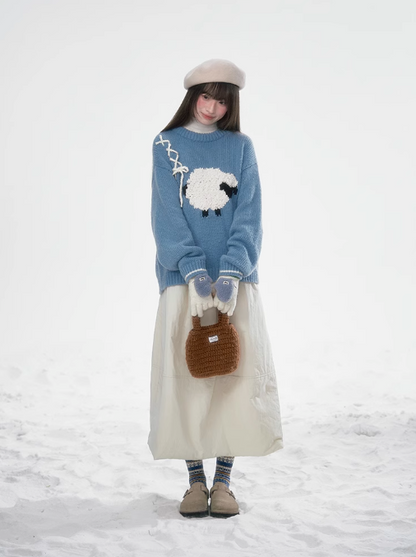 刘慧迪 - White Bubble Skirt