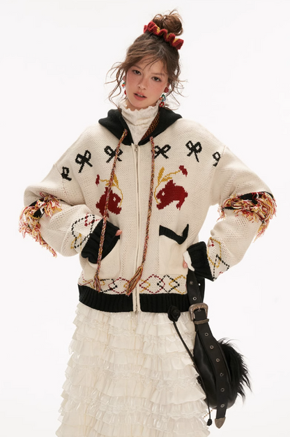 MAMC - "Joy, Peace, And Love" Cardigan