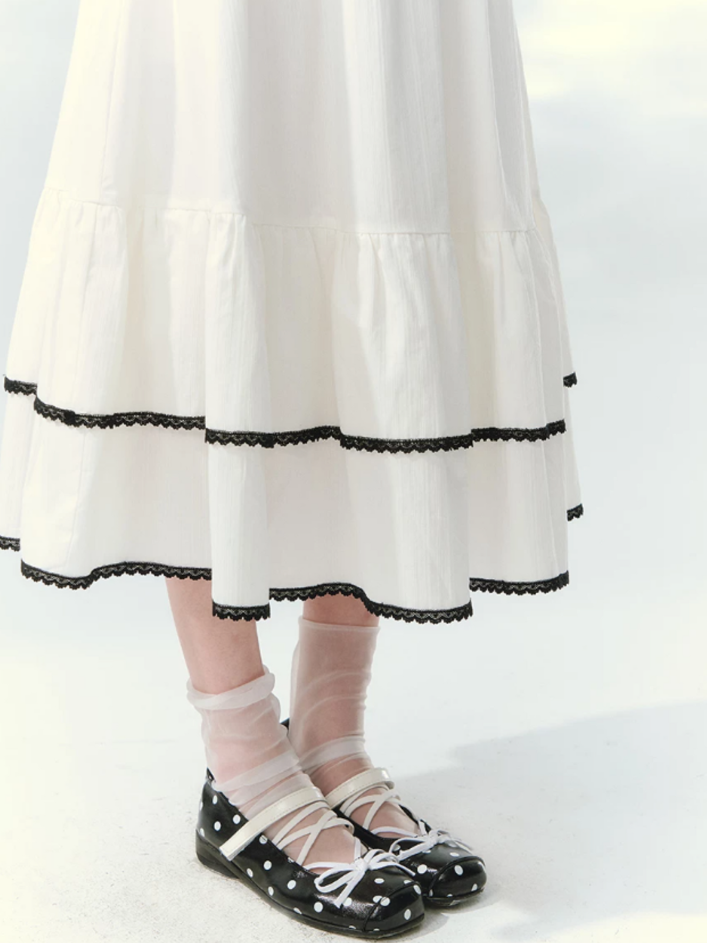 “Creamy Sweet Cocoa” Puff Sleeve Skirt Set SJ2026130