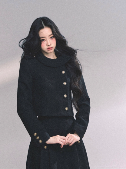 "京都贵女" French Miu Style Heiress Two-Piece Set