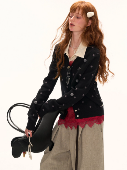 MAMC - Orbit Dot Knit Cardigan
