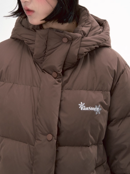“Basic-Warm 2.0” Short Puffer Down Jacket with Detachable Hood LL2025286