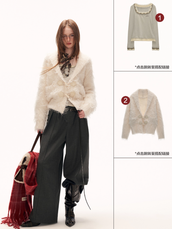 MAMC - Fleece-Lined Grey Relaxed Straight-Leg Trousers WE903
