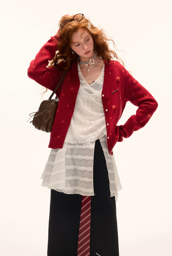 MAMC - Moonveil Layered V-Neck Top