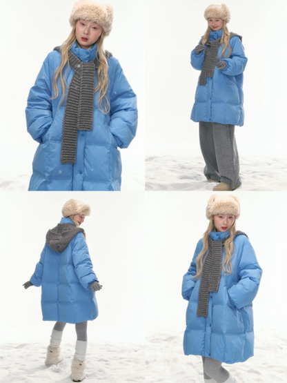 "Bluebell Snowtrace" Water Blue Down Jacket LL2025461