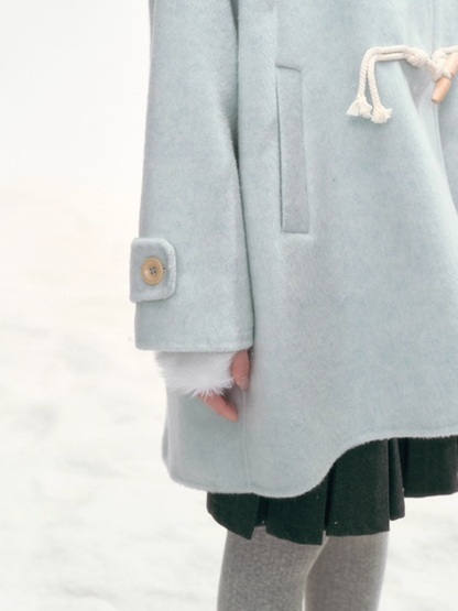 "Tundra Whispers" Wool Coat – Mint LL2025319