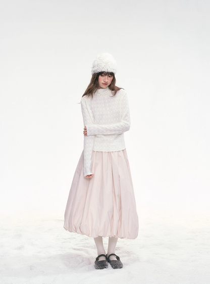 "Mint Soda" Knit & Lace Layered Top Set LL2025335