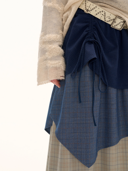 MAMC - Multi-Layered Plaid Maxi Skirt