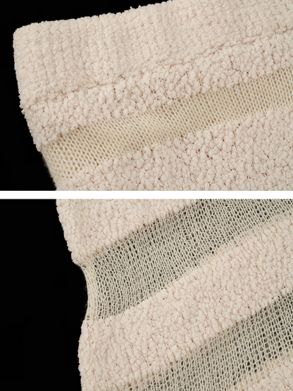 MAMC - 3D Knit-Draped Midi Skirt