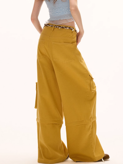 MAMC - Convertible Washed Utility Pants – Detachable Two-Way Cargo Fit
