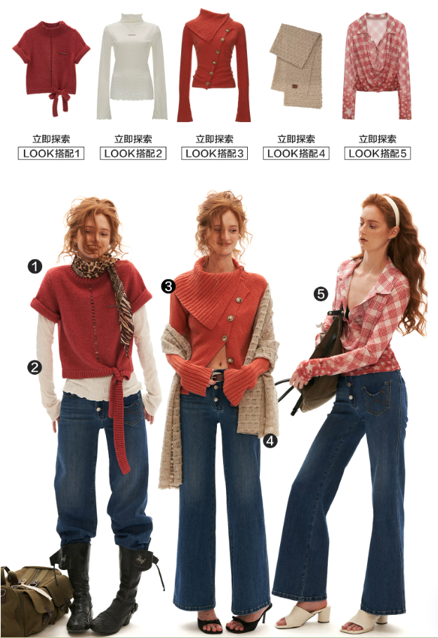 MAMC - Vintage Blue Wide-Leg Denim Jeans