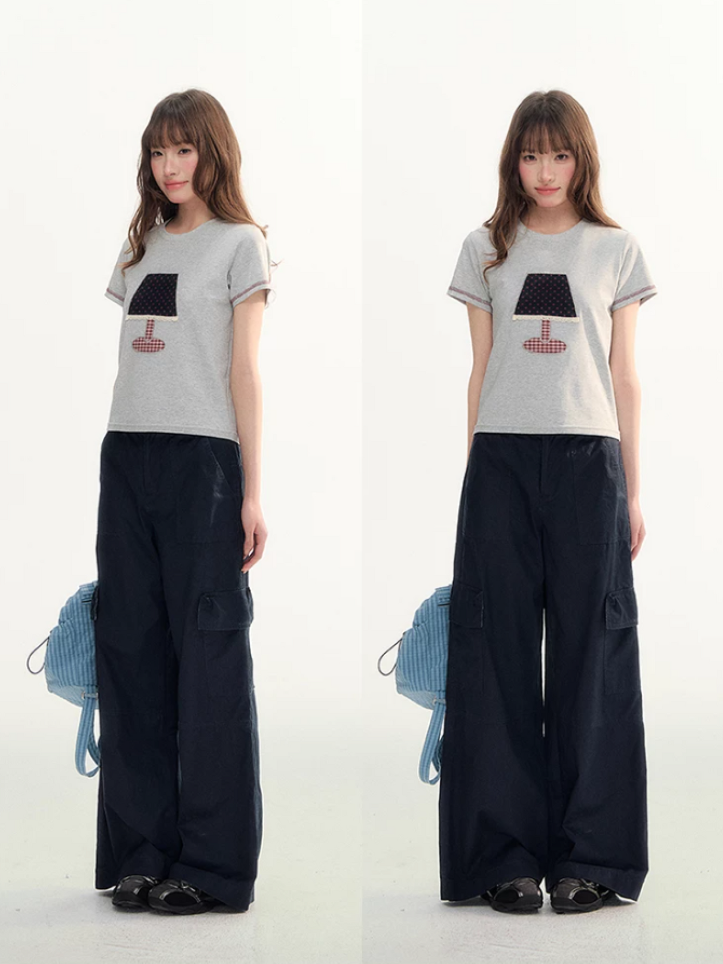 Relaxed Utility Wide-Leg Cargo Pants LL2026102