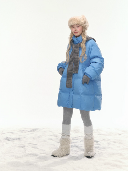 "Bluebell Snowtrace" Water Blue Down Jacket LL2025461