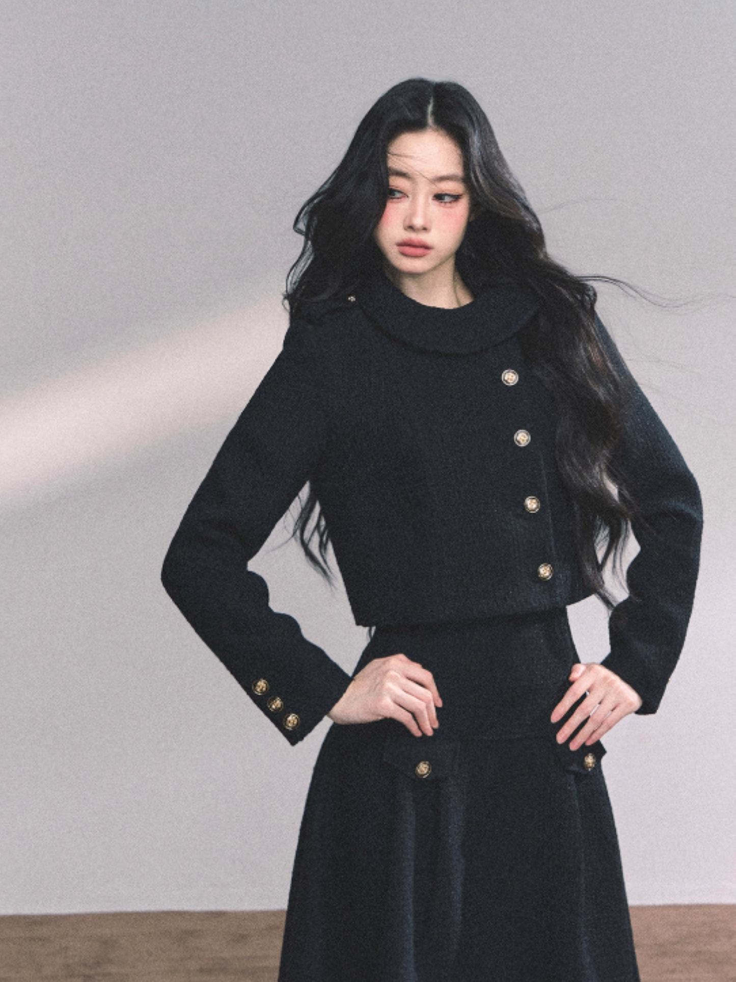 "京都贵女" French Miu Style Heiress Two-Piece Set