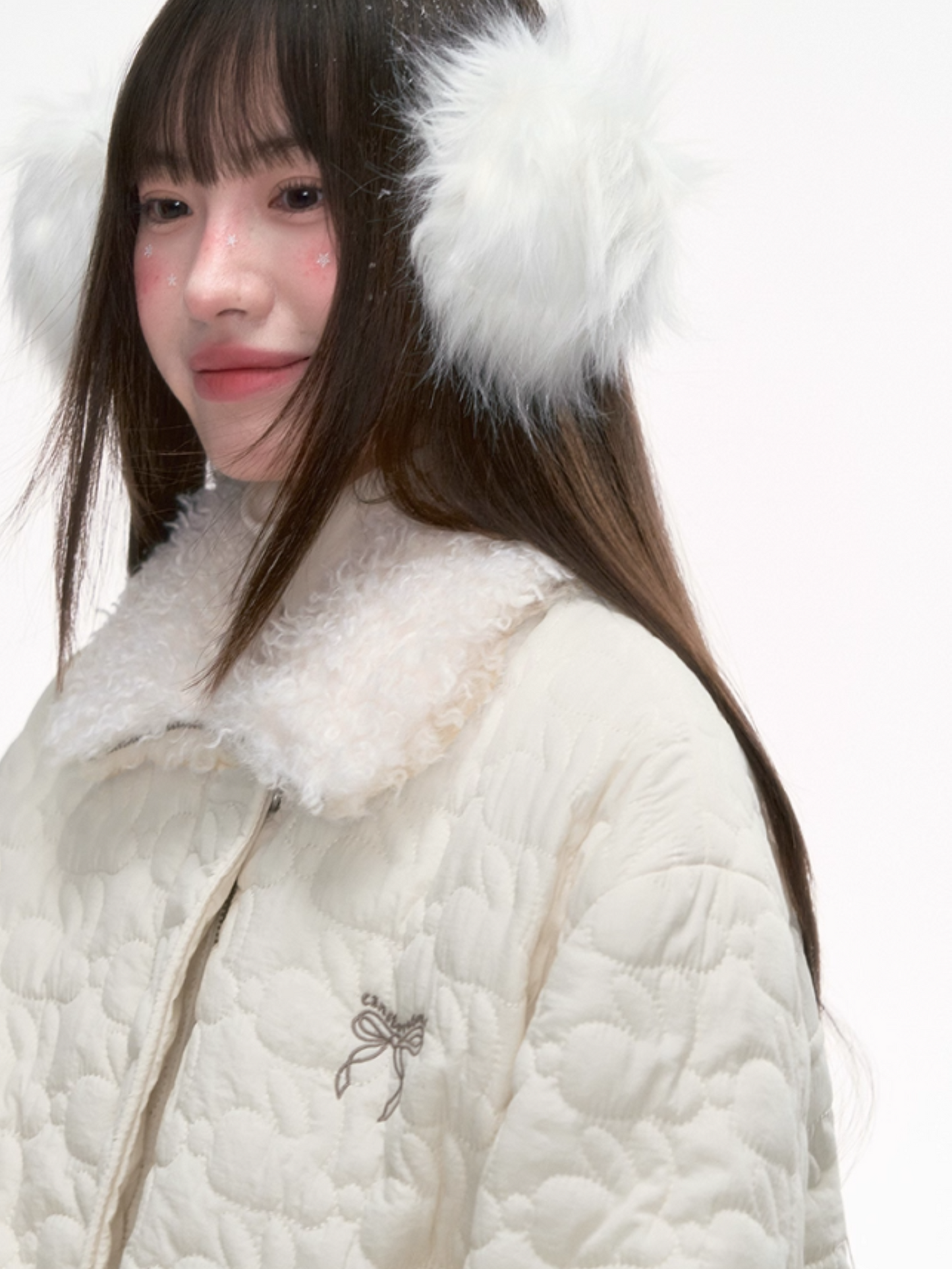 “Snow Bunny Flight Plan” Quilted Short Jacket CJ2025289