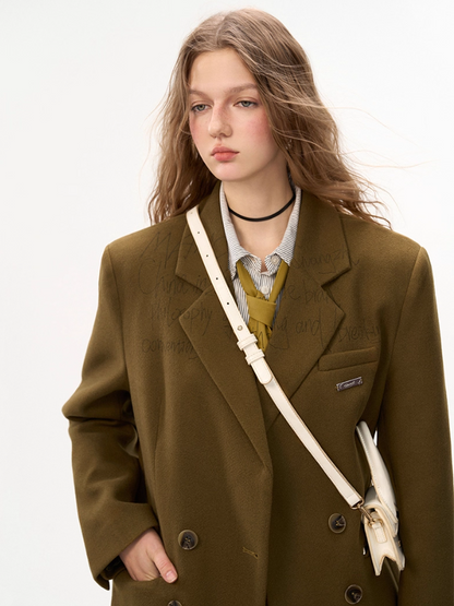 MAMC - Graffiti Lettering Oversized Blazer