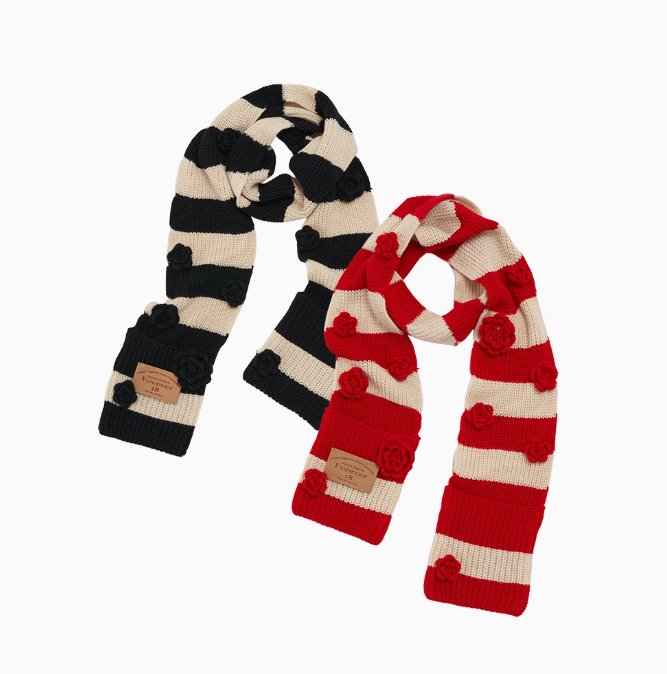 MAMC - Striped Rosie Pocket Scarf