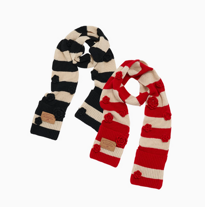MAMC - Striped Rosie Pocket Scarf