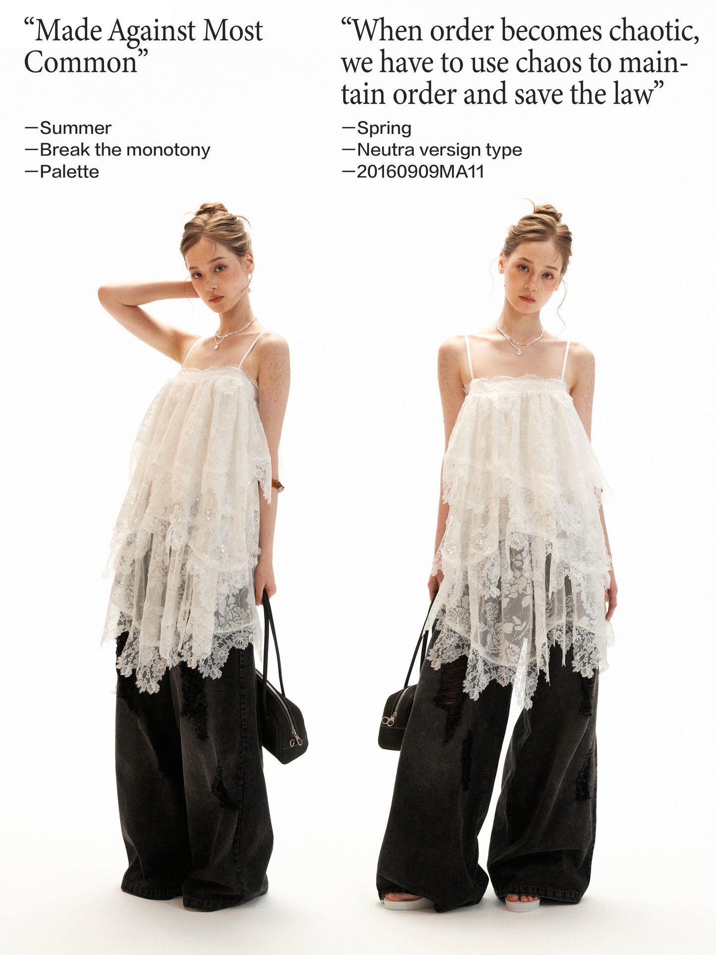 Ethereal White Lace Tiered Mini Dress WE996