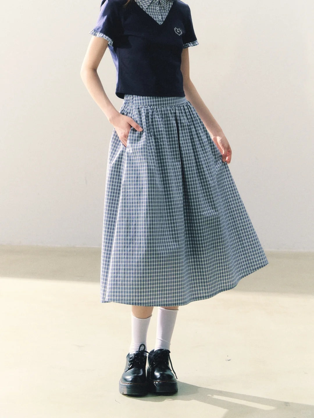 罐头士多所 - 青春收藏家 Heart & Plaid Layered Set