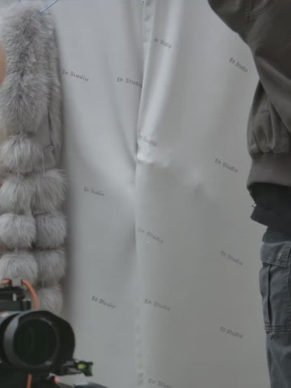 少也眼 "Sleeping with Snow" Short Teddy Fleece Jacket 5468423