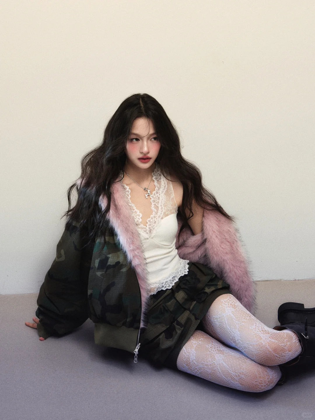 1P - "Black Pink Series" Reversible Jacket